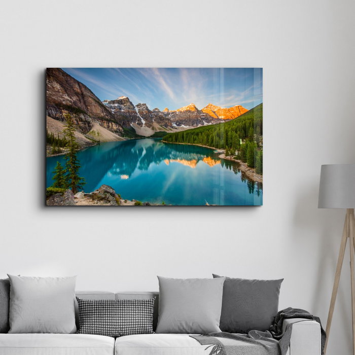 Wallity OGLS-1100 Pintura Decorativa de Vidrio Templado Multicolor 46 x 72 cm